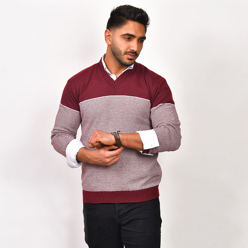 پلیور بافت مردانه مدل Abrial