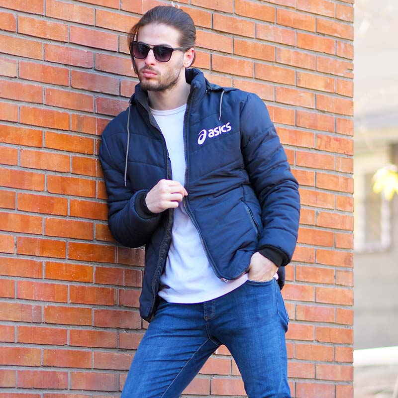 کاپشن مردانه سرمه ای Hirash