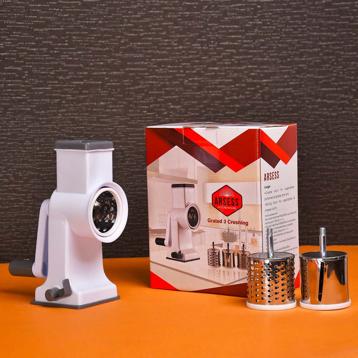 چرخ كن دستي سه تيغ مدل Arsess