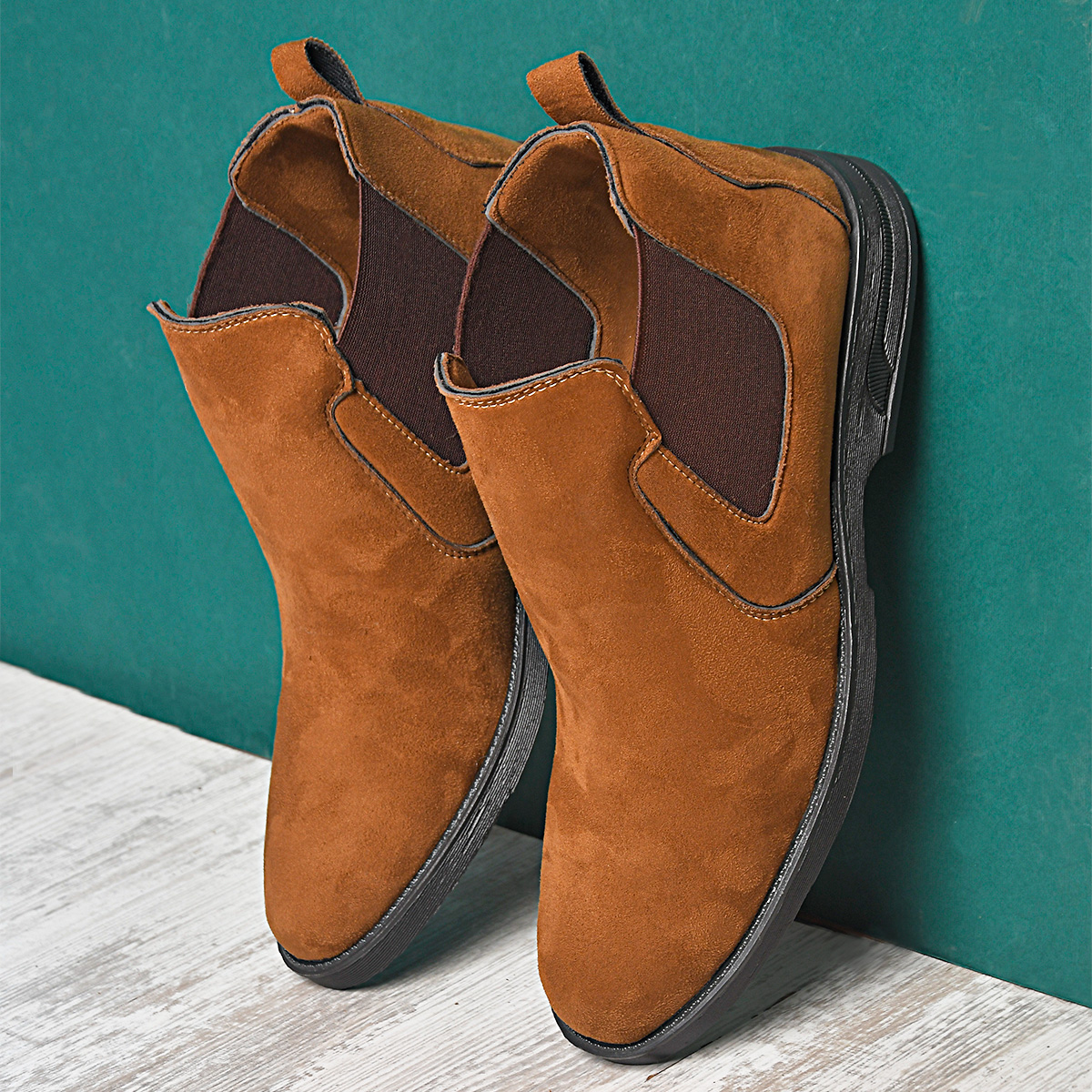 کفش ساقدار قهوه ای مردانه مدل Alvand