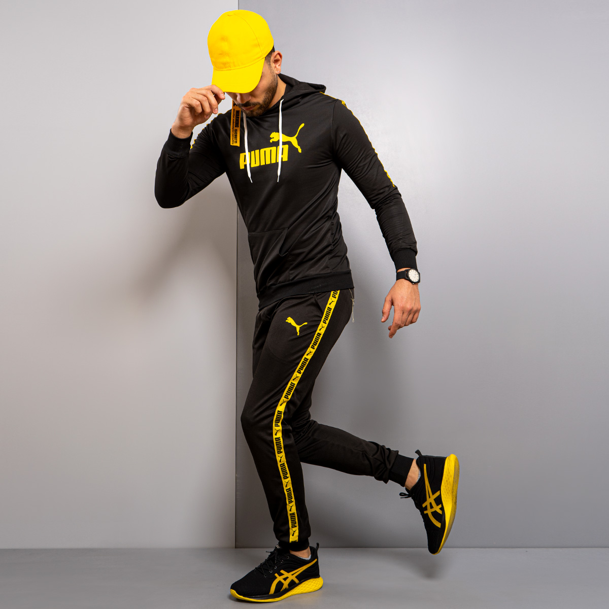 ست سوئیشرت شلوار پوما مردانه مدل Karson