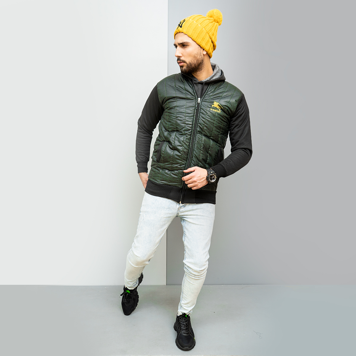 سويشرت مردانه مدل Rachel رنگ سبز