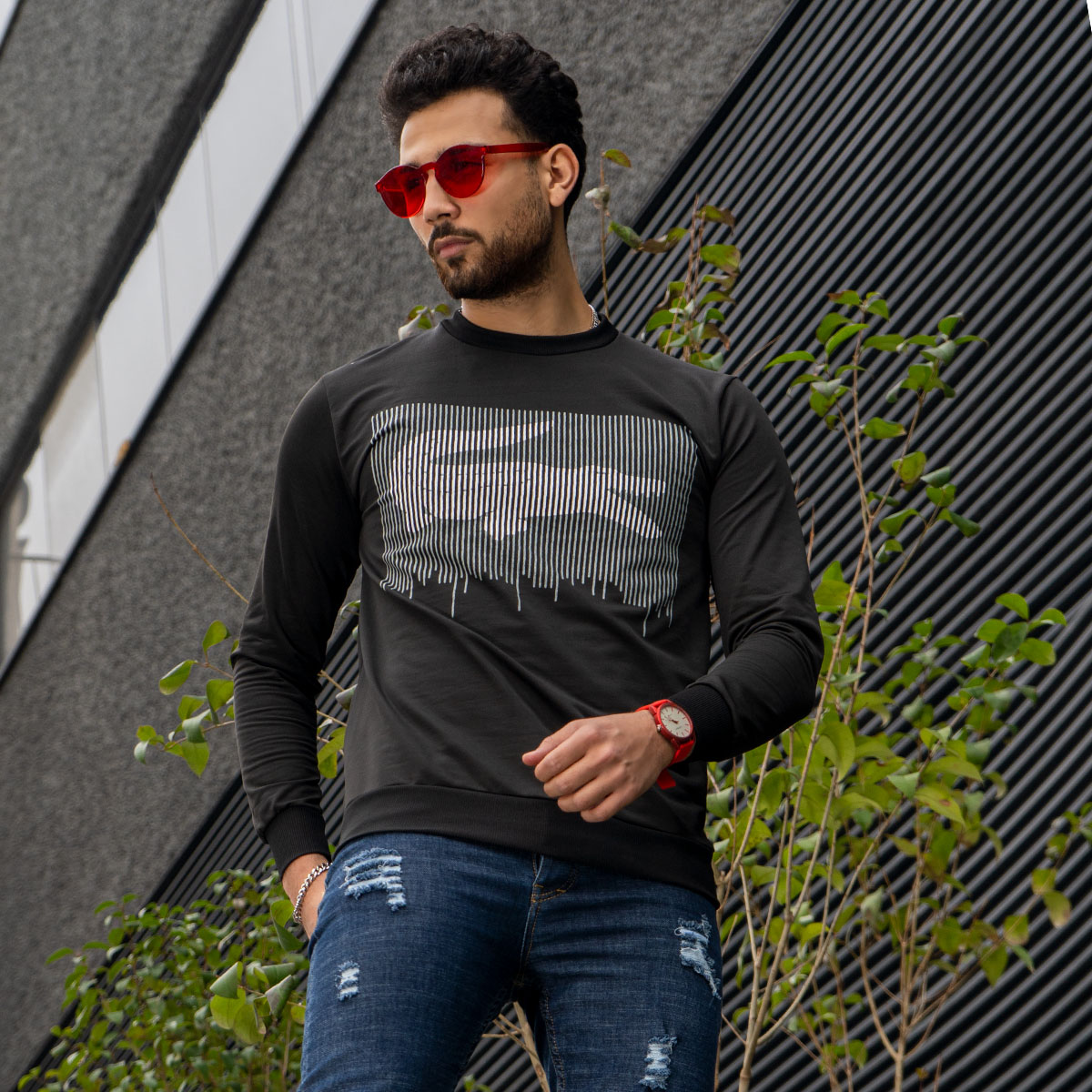 تیشرت آستین بلند مردانه مدل Kavish