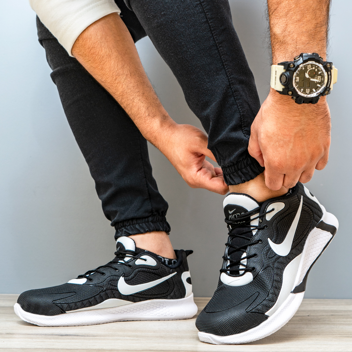 كفش مردانه NIKE مدل VISHO  رنگ مشكي سفيد