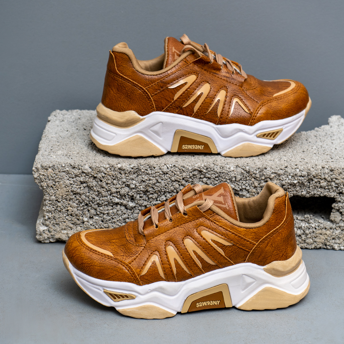 کفش ورزشی دخترانه عسلی مدل Teresa