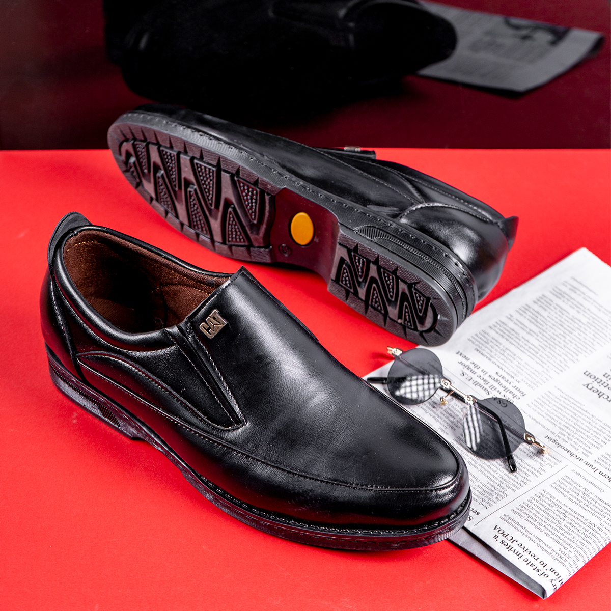 کفش مردانه cat مشکی مدل Abit