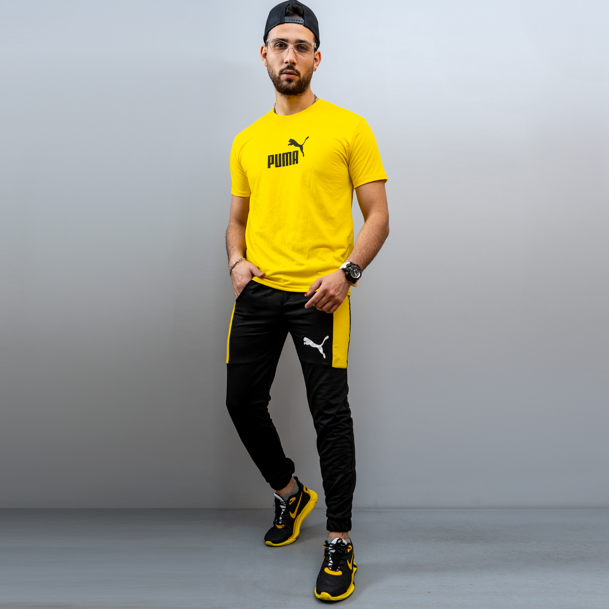 ست تیشرت شلوار PUMA مردانه مدل RIDAR