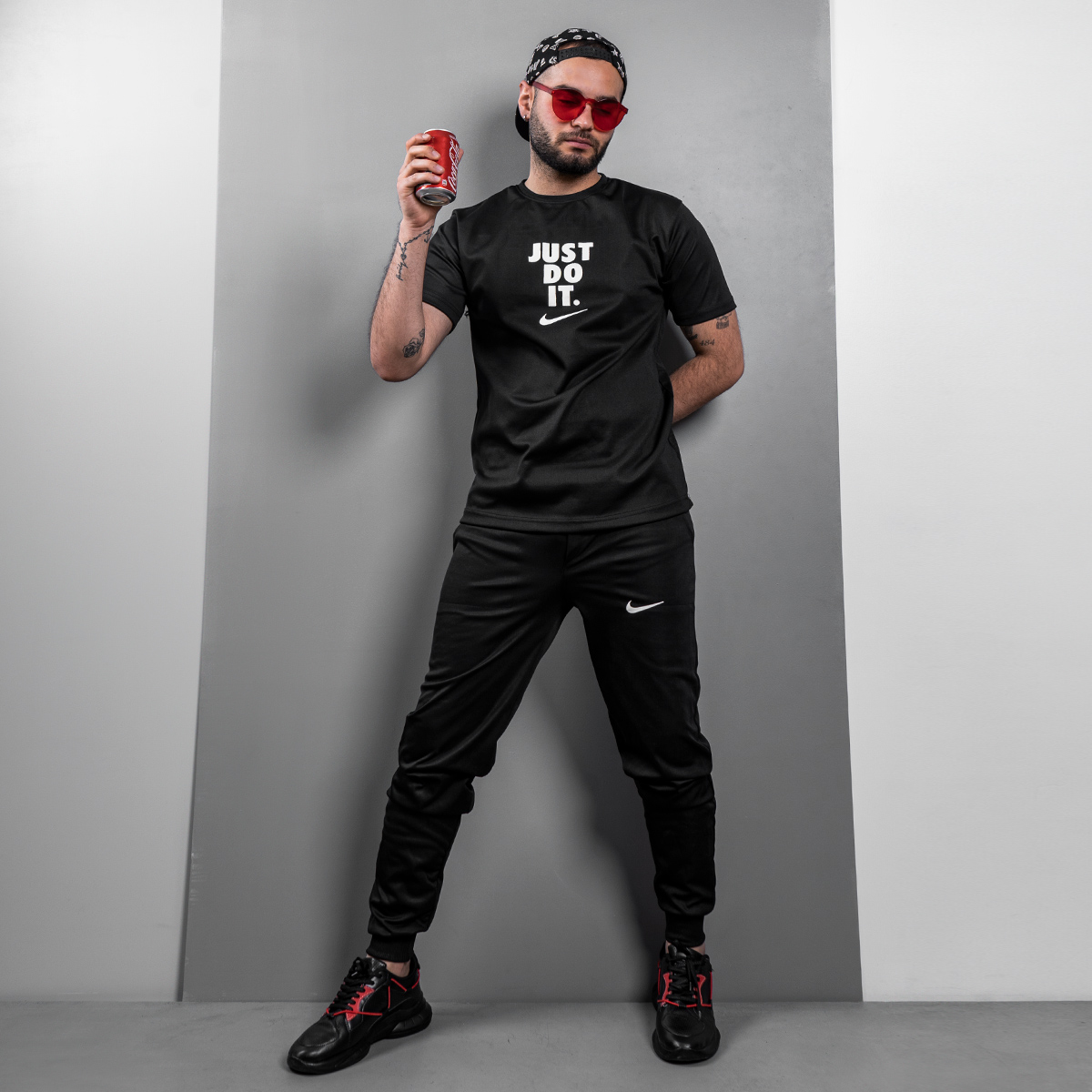 ست تیشرت شلوار just do it مردانه مدلRomit