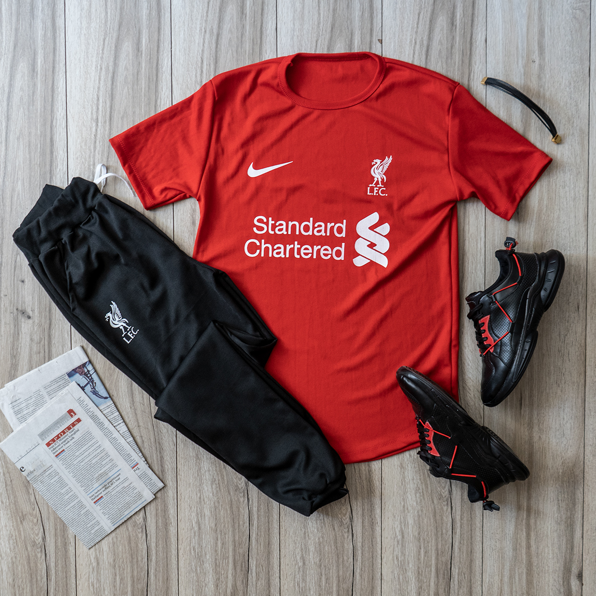 ست تیشرت شلوار لیورپول مردانه مدل Relan