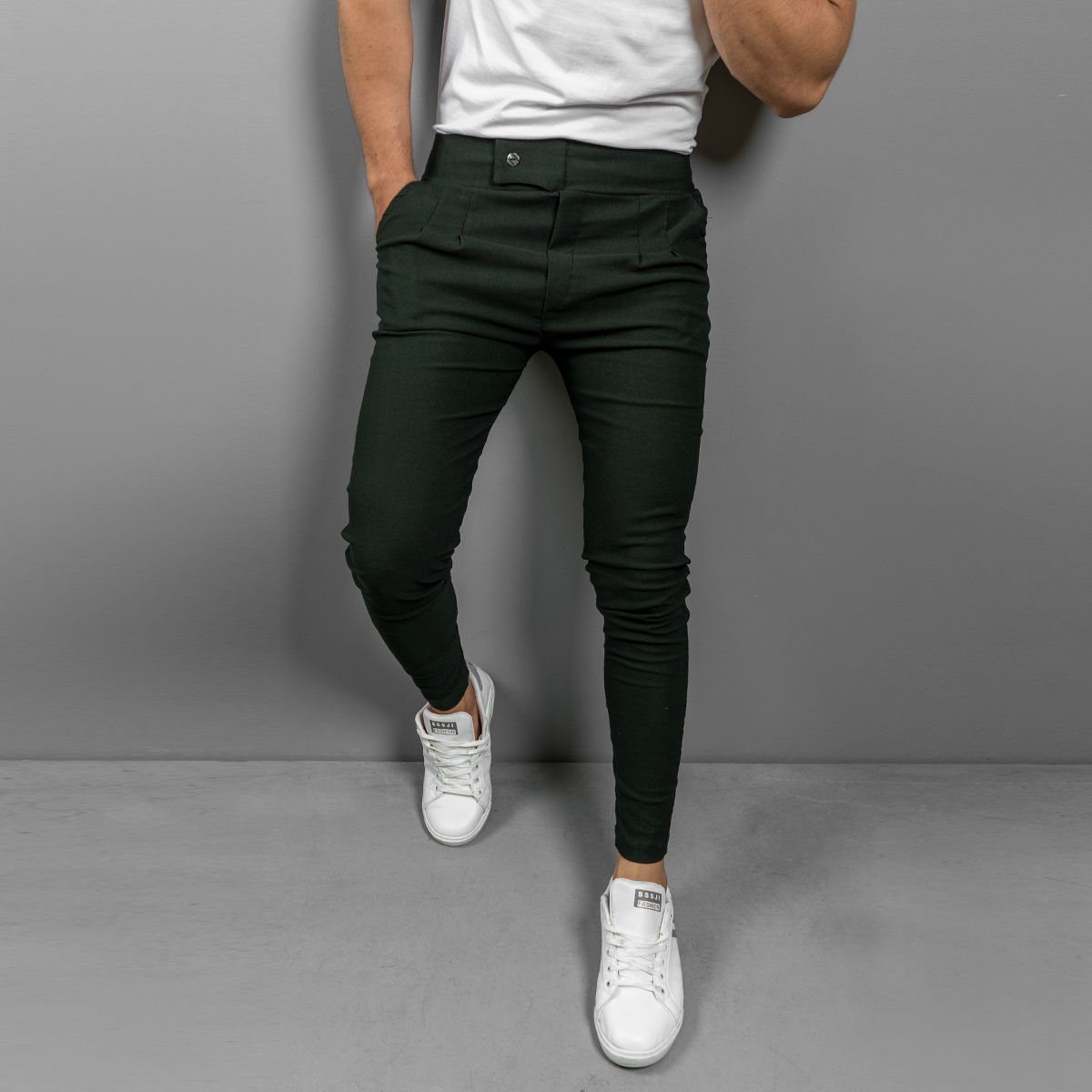 شلوار اسلش مردانه ARIF (سبز یشمی)