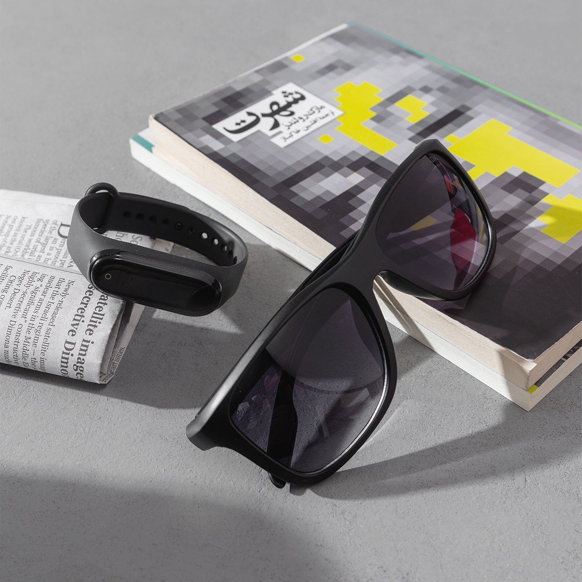 عینک آفتابی Prada مردانه مشکی مدل Makan