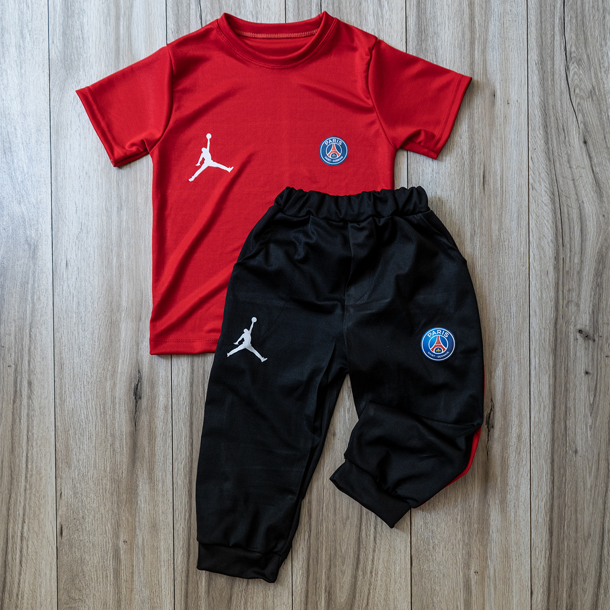 ست بچگانه تیشرت شلوارک پاریس مدل Nevil