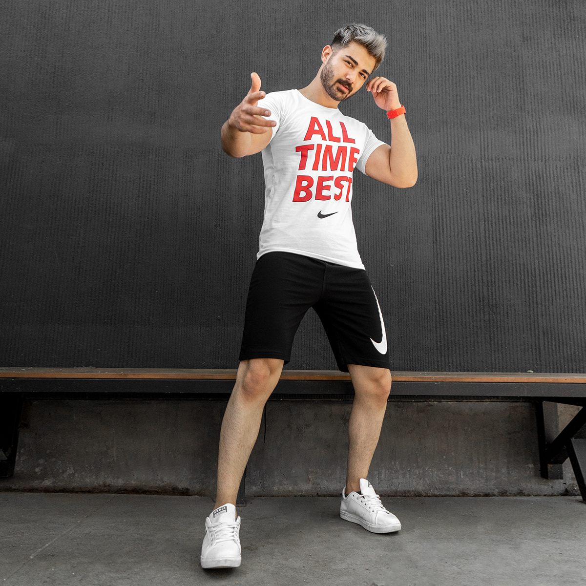 ست تیشرت شلوارک All Time Best مردانه مدل Arnavi