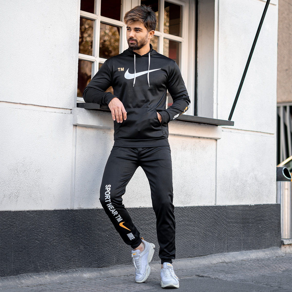 ست هودی شلوار مدل نایک TM