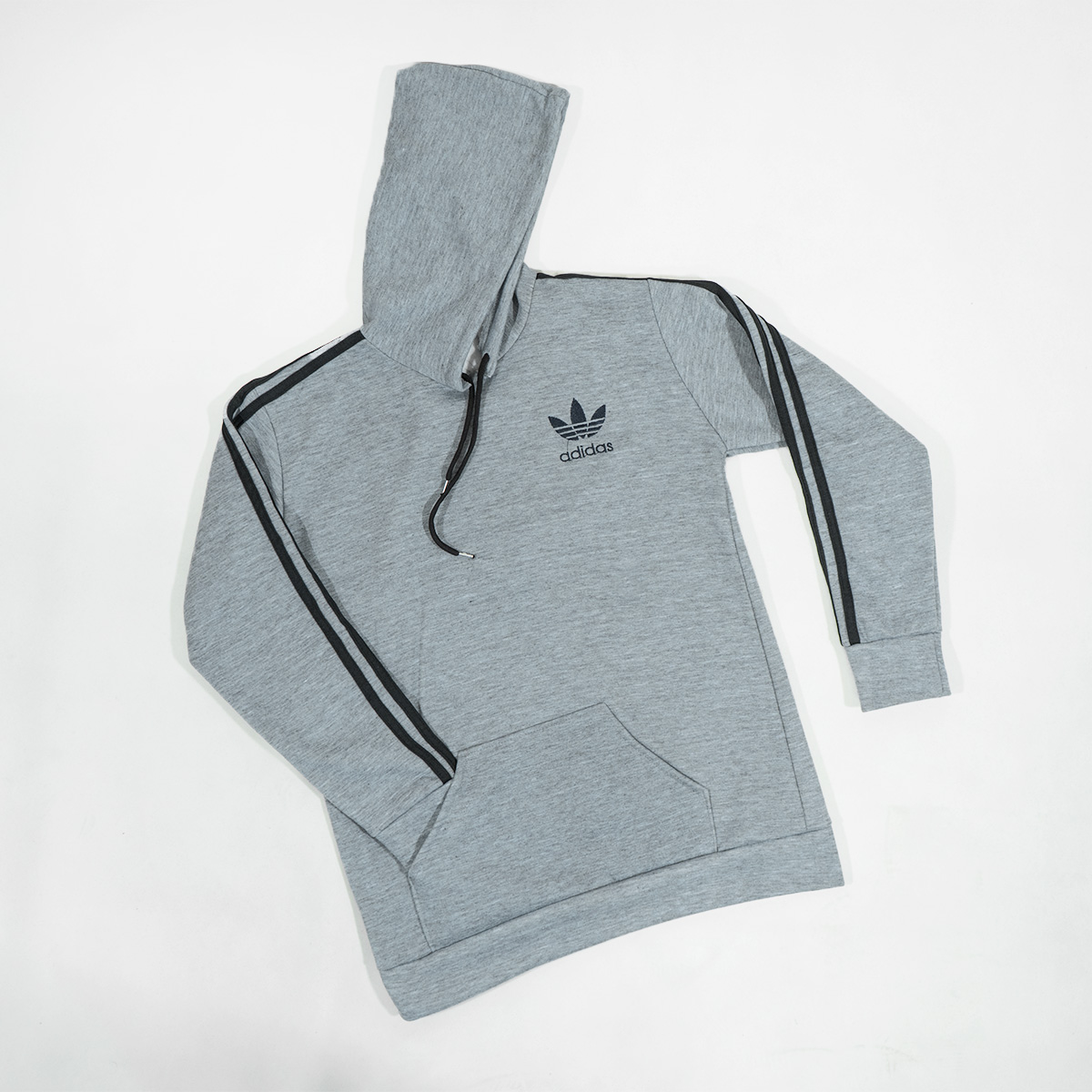 هودی مردانه آدیداس آستین خط دارمدل Tekin