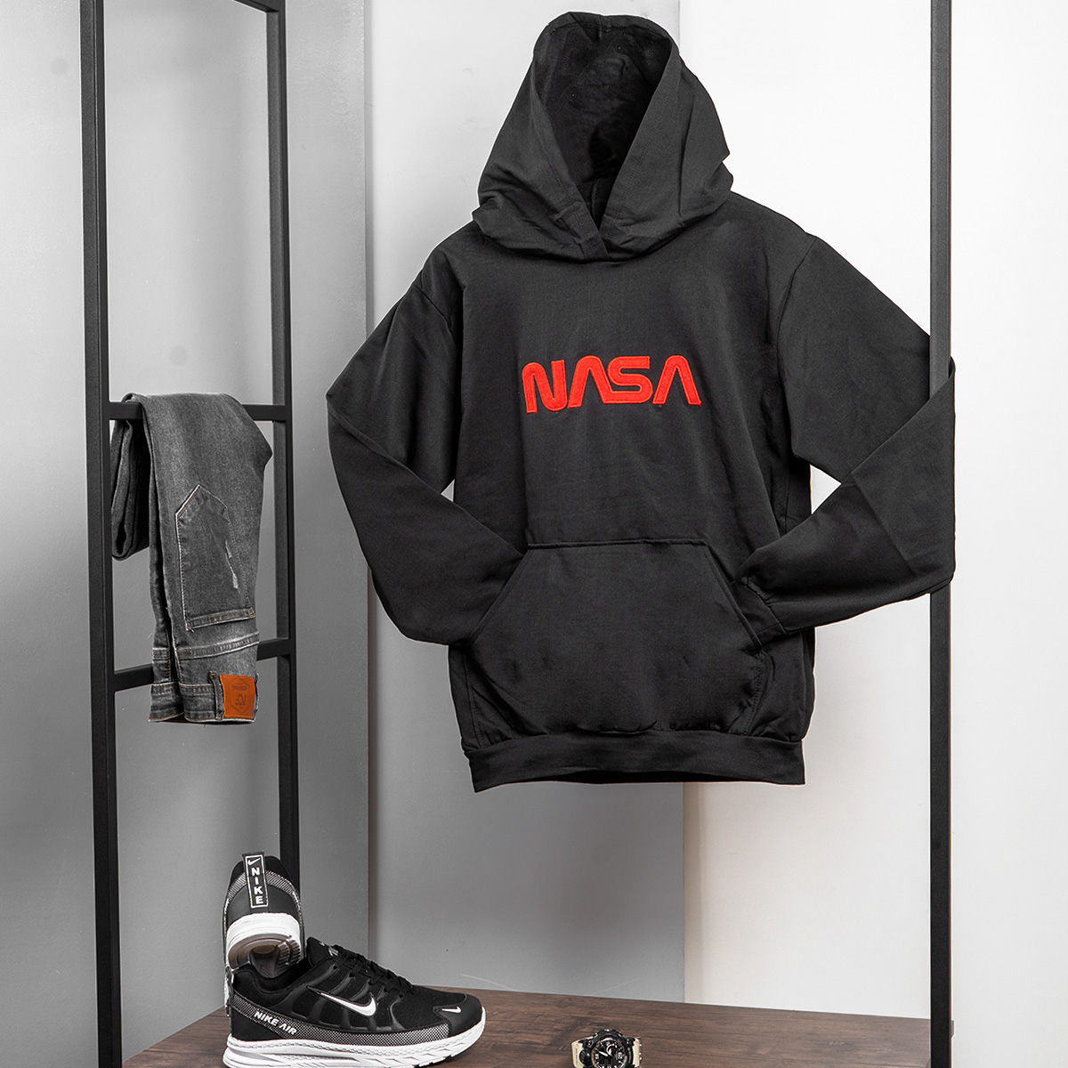 هودی مردانه ناسا مدل Baher