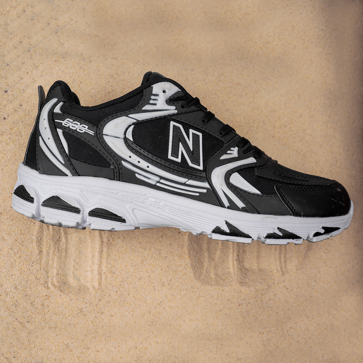 کفش ورزشی نیو بالانس سفید مشکی مدل TNT