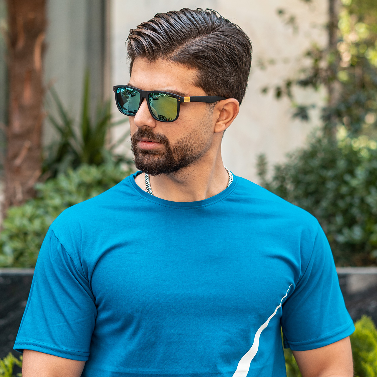 عینک آفتابی آینه ای سبز مدل A70