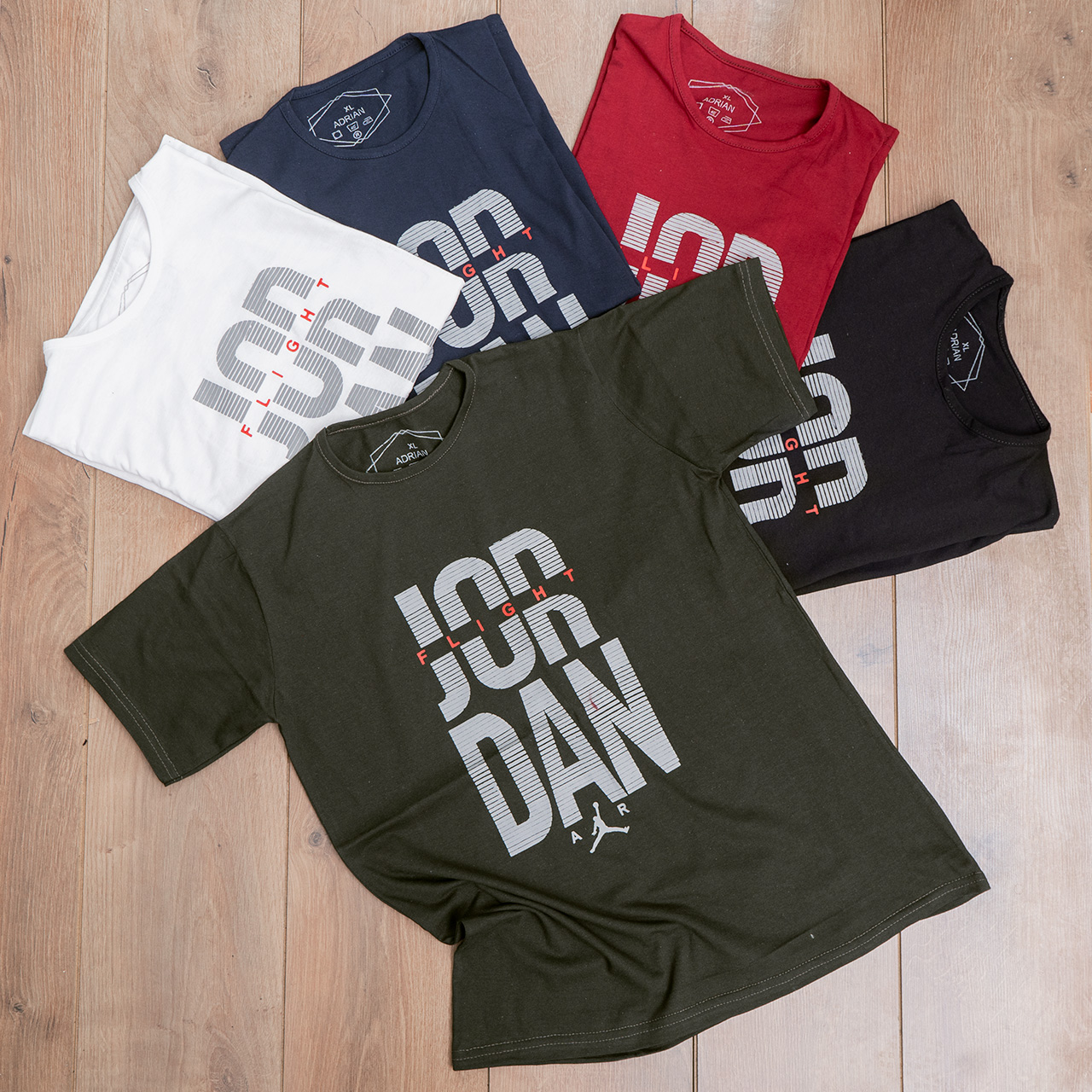 تیشرت مردانه مشکی (T) مدل Jordan