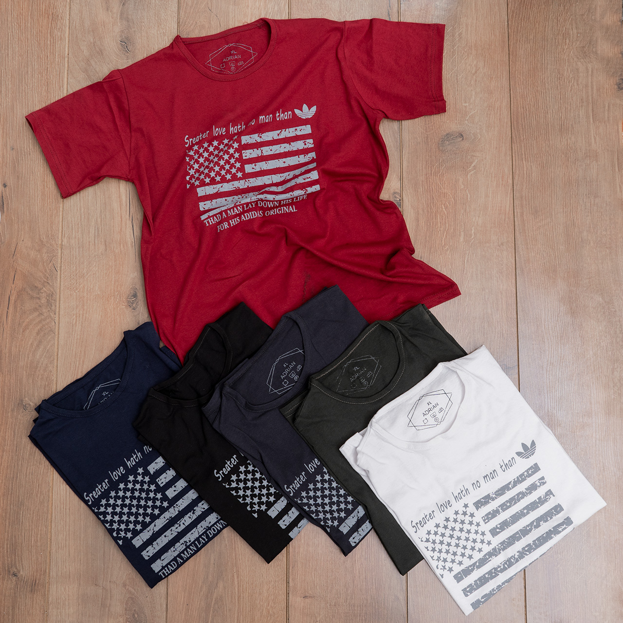 تیشرت مردانه سبز(T) مدل Amrika