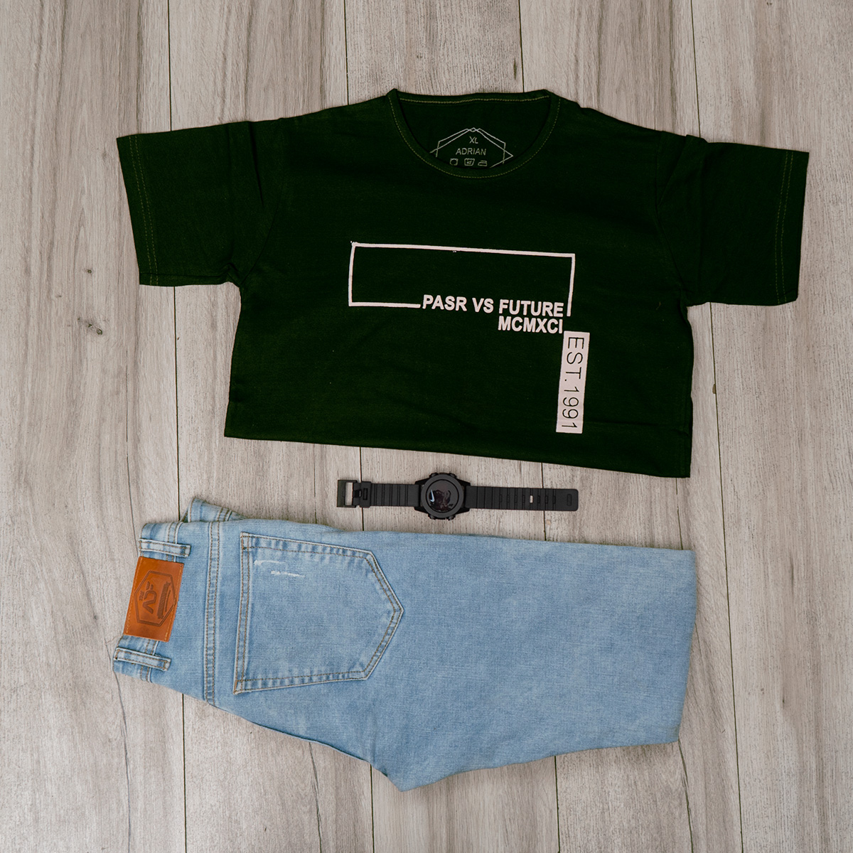 تیشرت (T) مردانه سبز مدل N52