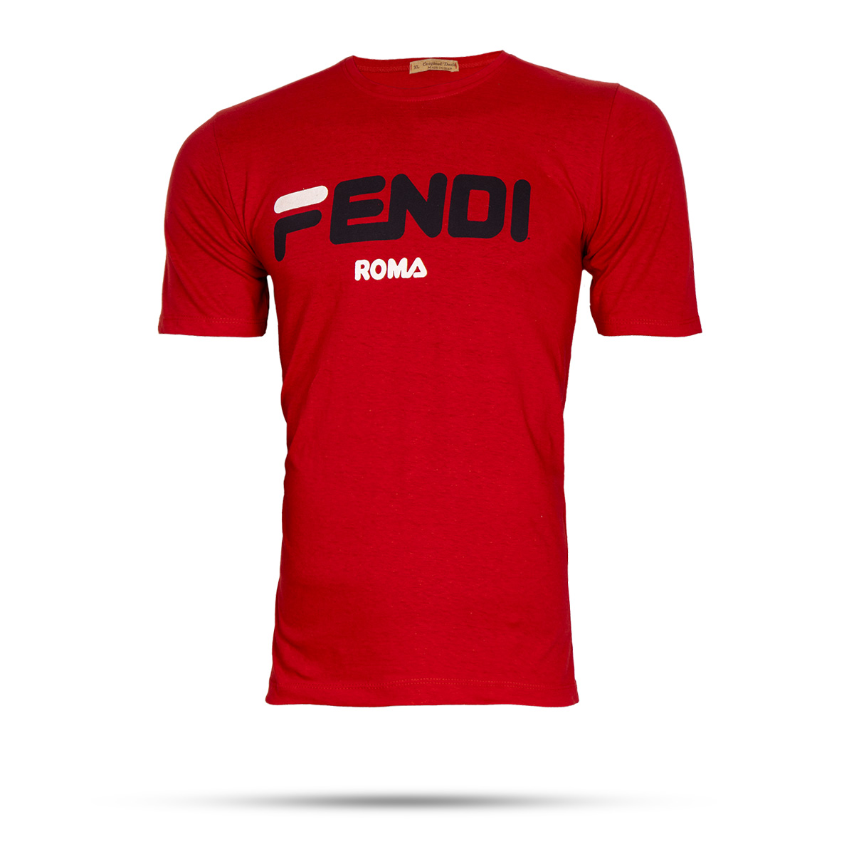 تیشرت فندی قرمز مردانه مدل Roma