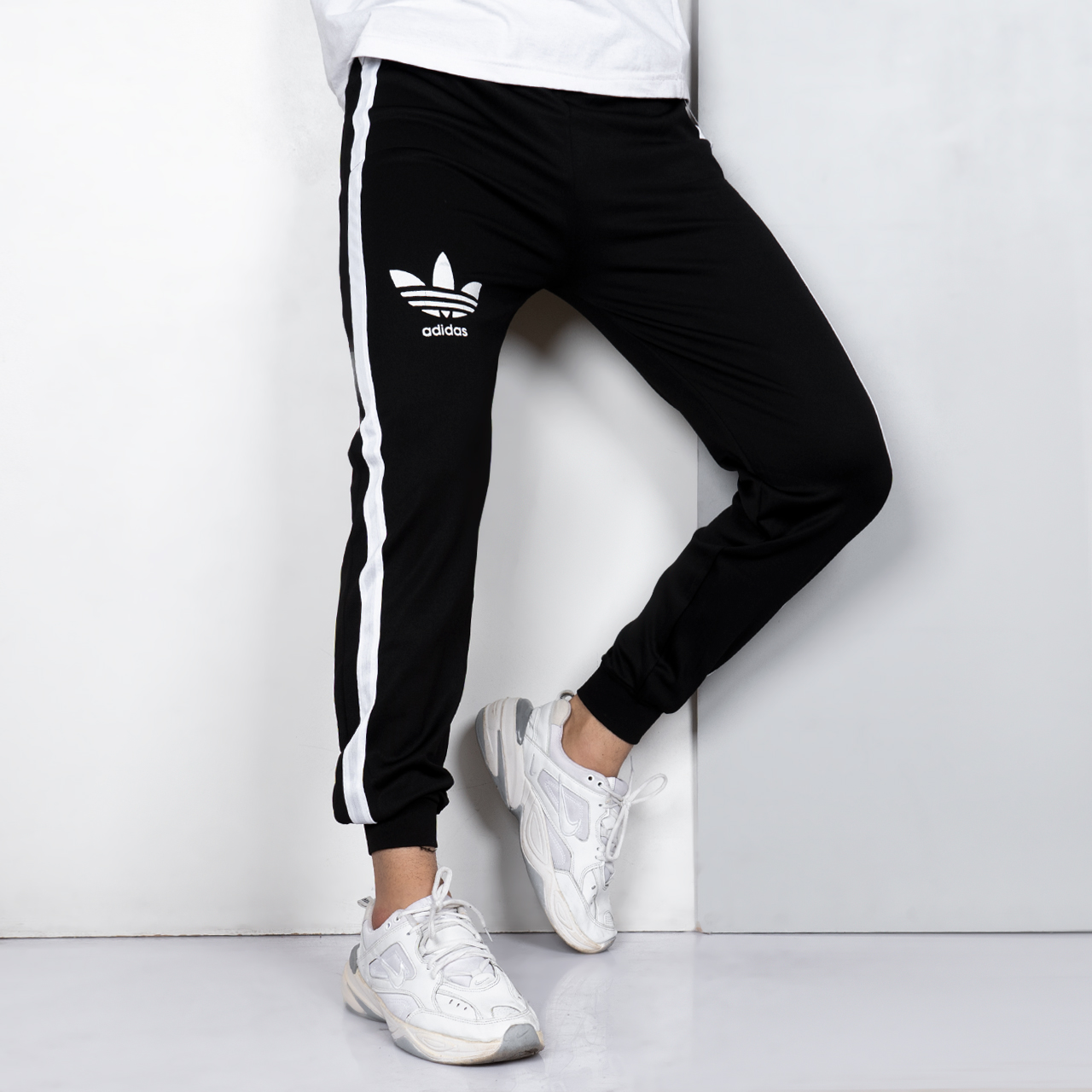 شلوار اسلش مردانه خط دار (T) مدل Adidas