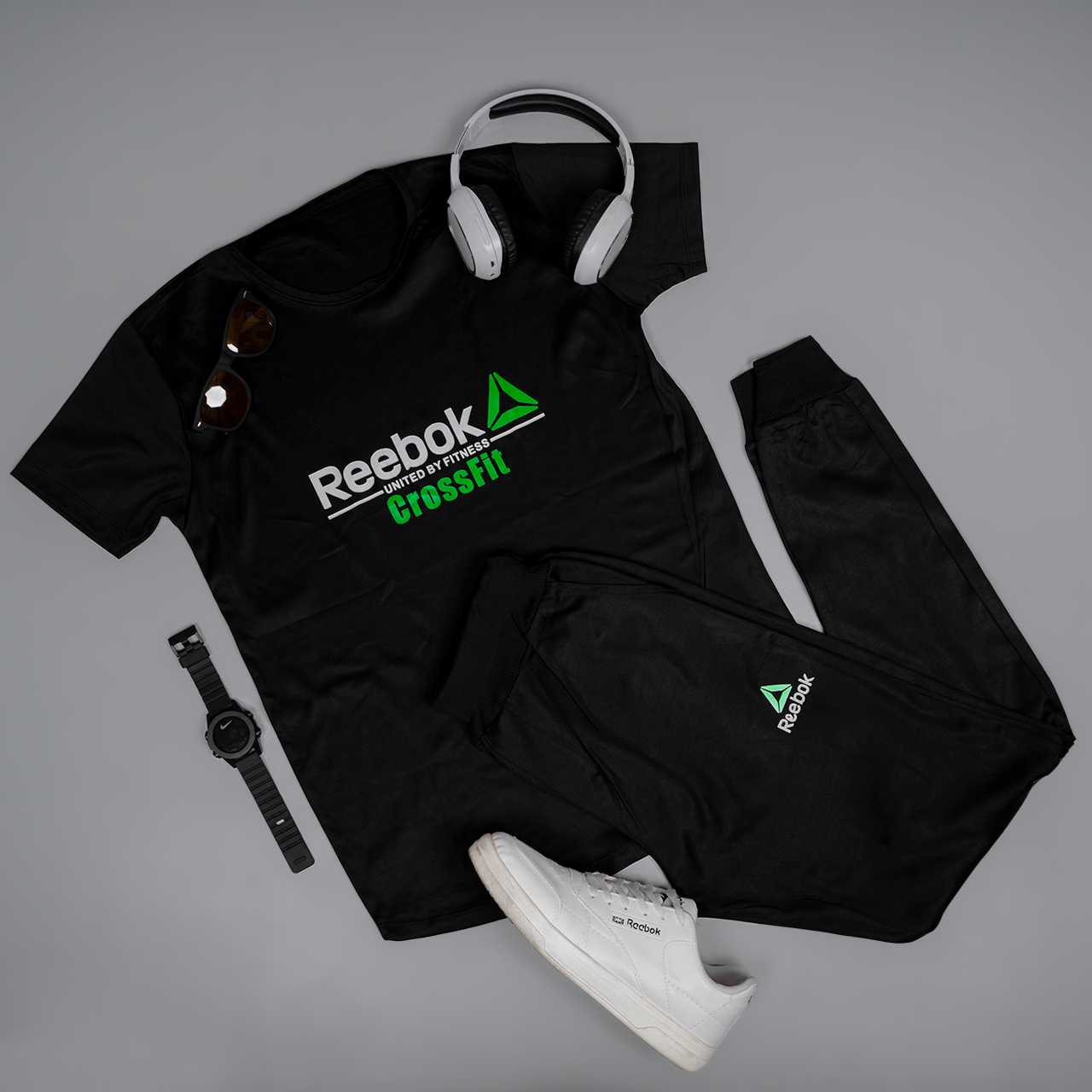 ست تیشرت شلوار ریبوک مردانه مدل Fit