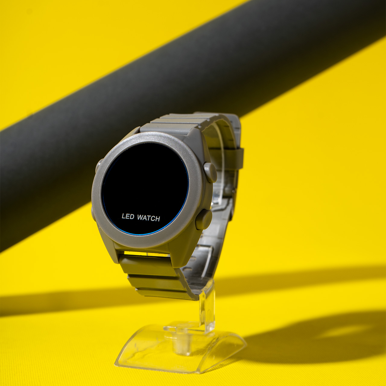 ساعت دیجیتال LED طوسی مدل M22