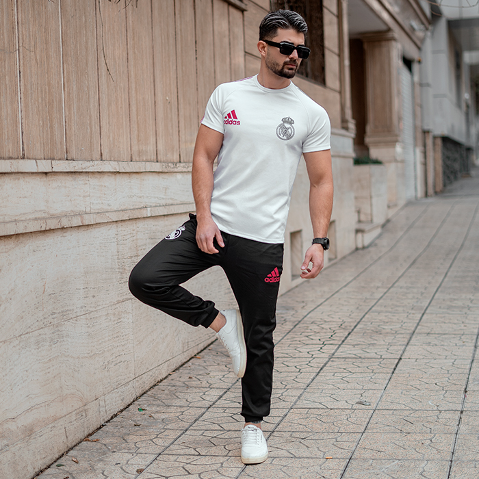 ست تیشرت شلوار مردانه رئال مادرید مدلRM21
