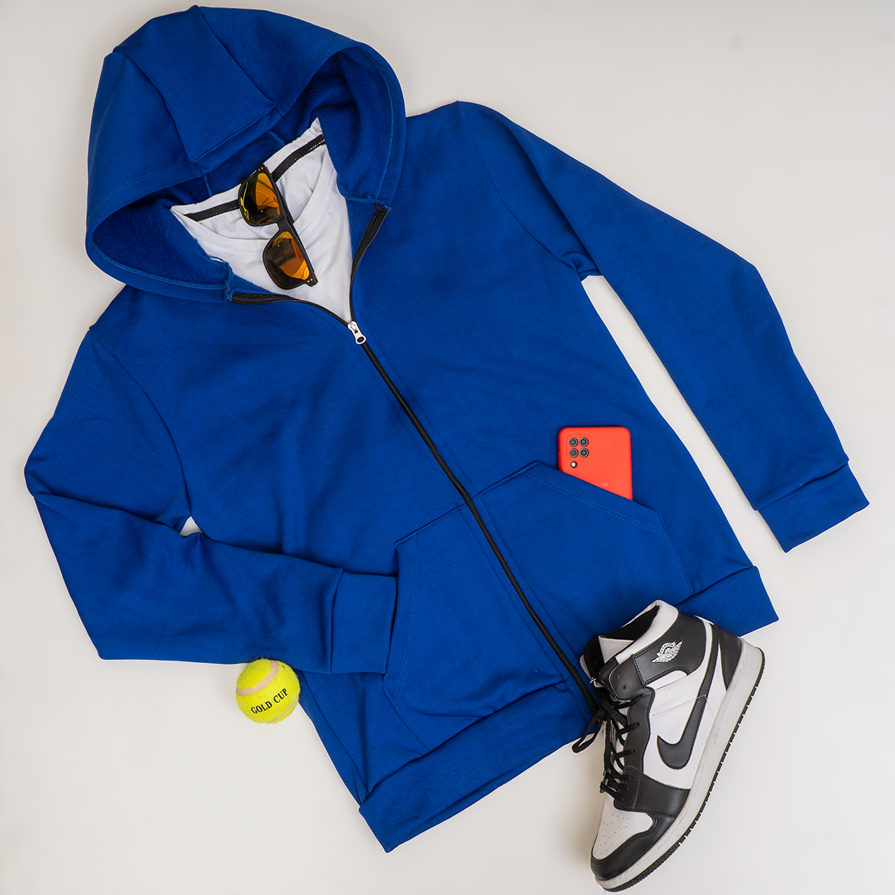 سوییشرت آبی مردانه مدل sabin