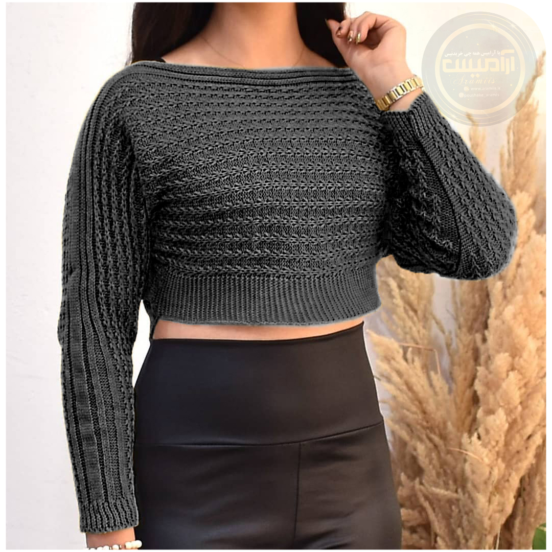 نیم تنه دخترانه ذغالی مدل Bita