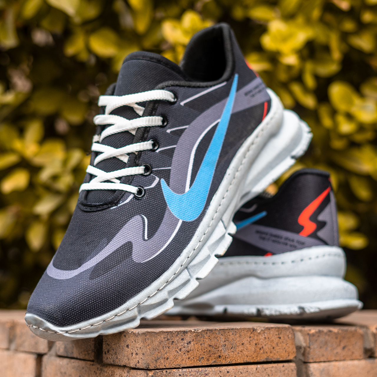 کفش ورزشی (T) نایک طوسی آبی مردانه مدلO61