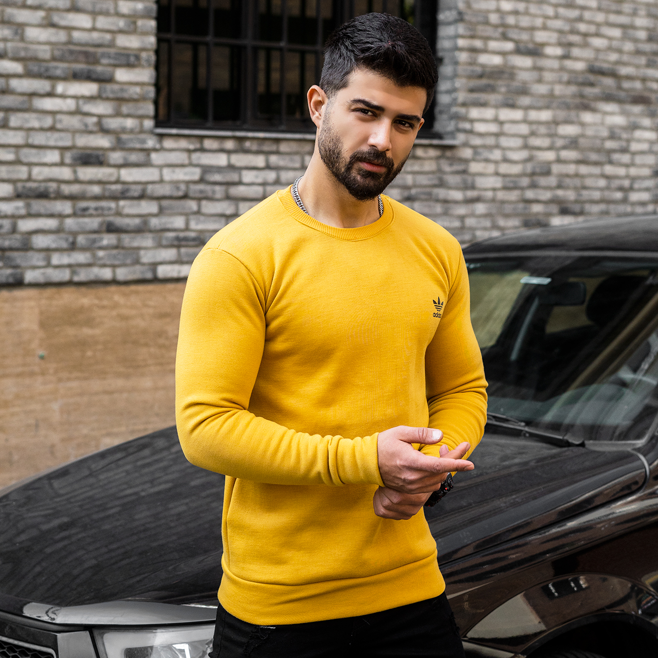 دورس مردانه Adidas خردلی مدل Zoka