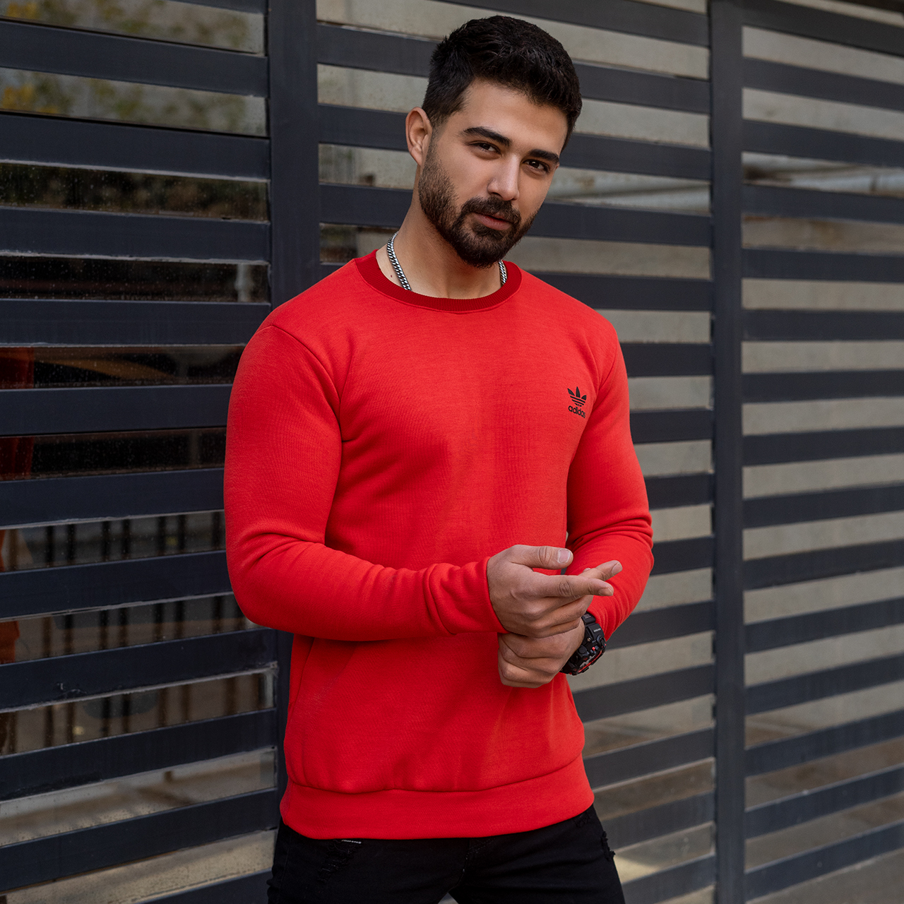 دورس مردانه Adidas قرمز مدل Zoka