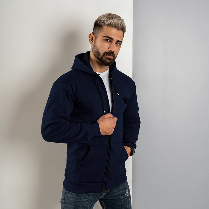 سوییشرت مردانه سرمه ای مدل Tirdad