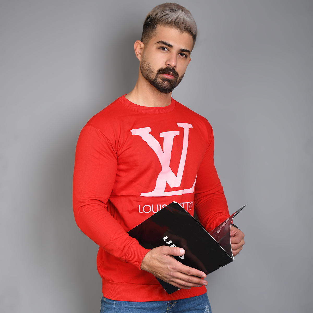 دورس مردانه LV قرمز مدل Adrian