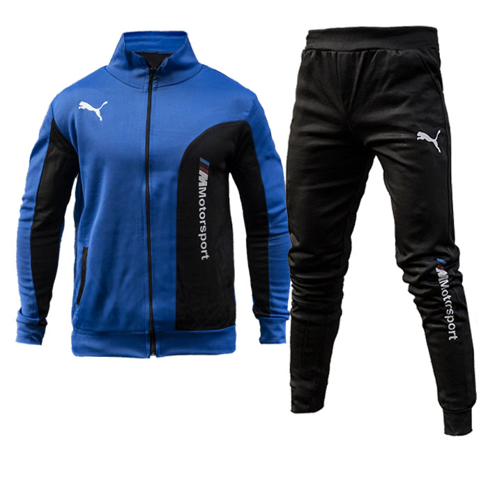 ست سوییشرت شلوار مردانه آبی مدل MotorSport