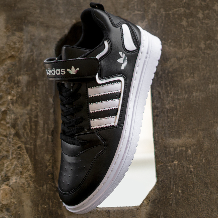 کفش آدیداس مشکی سفید مردانه مدل Sepehr