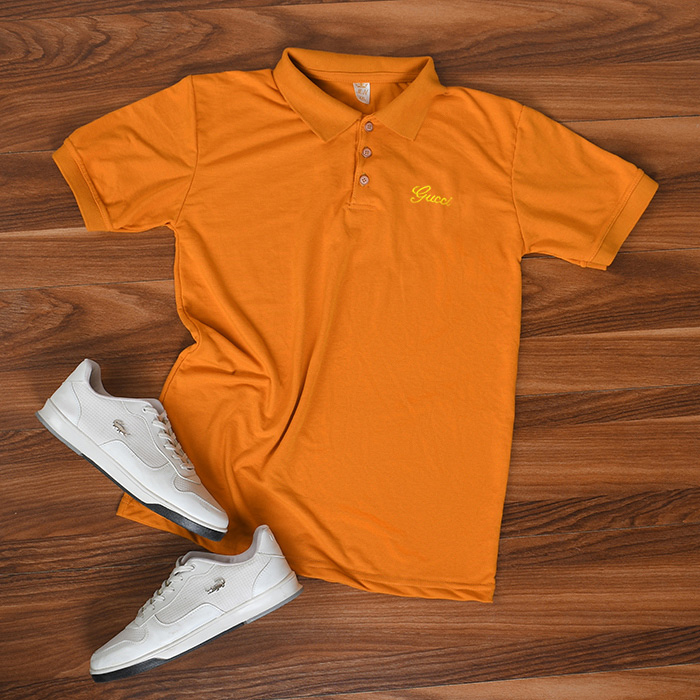 تیشرت مردانه GUCCI خردلی مدل WALO