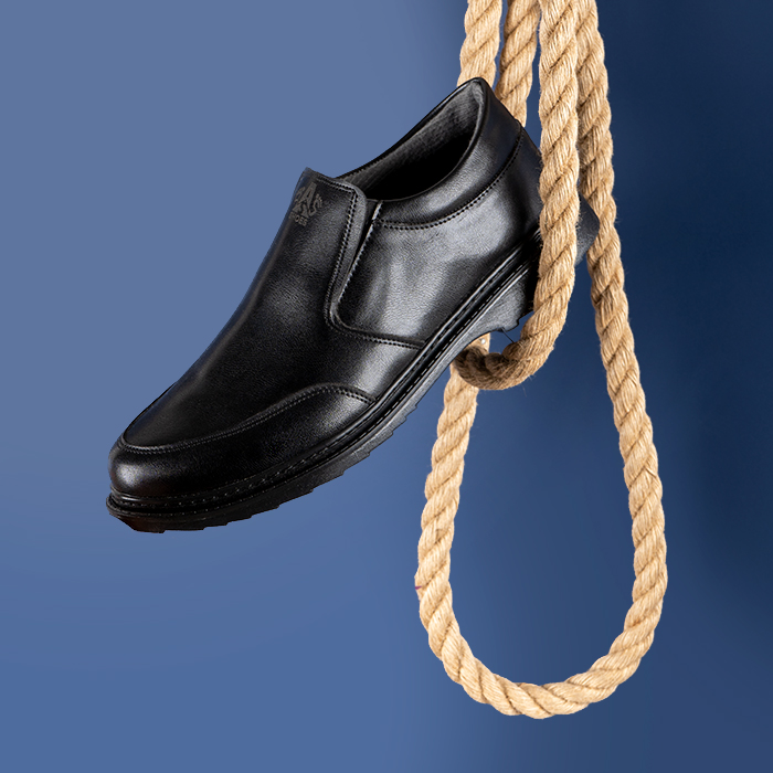 کفش رسمی مردانه مشکی مدل LALIK