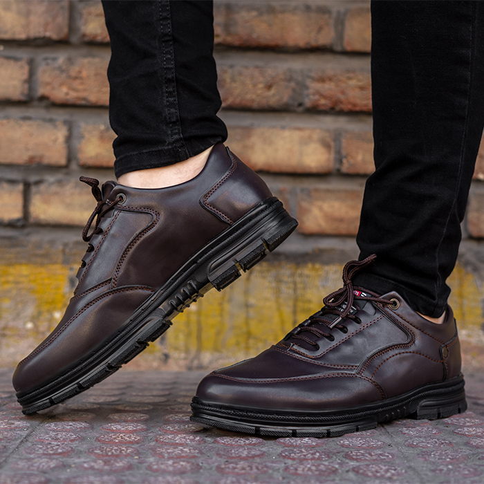 کفش مردانه CAT قهوه ای مدل Galin