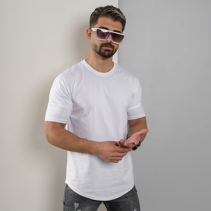 تیشرت مردانه سفید مدل Canada