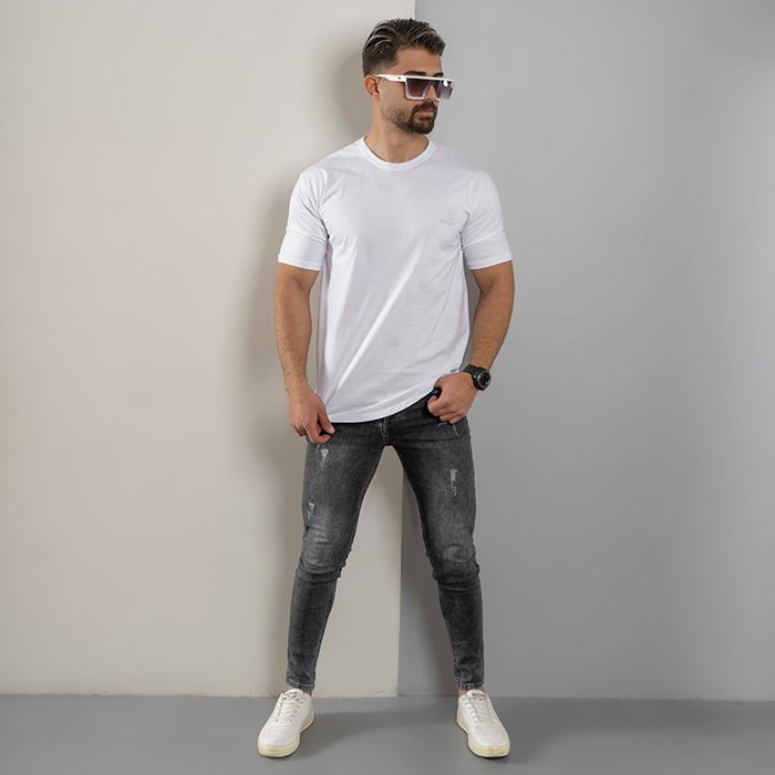 تیشرت مردانه سفید مدل Canada