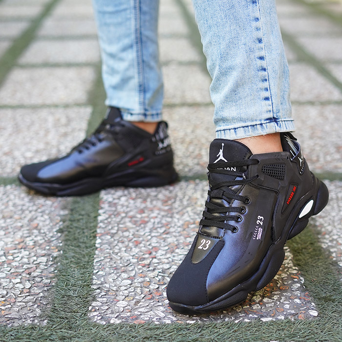 کفش ورزشی مردانه jordan مشکی مدل 23