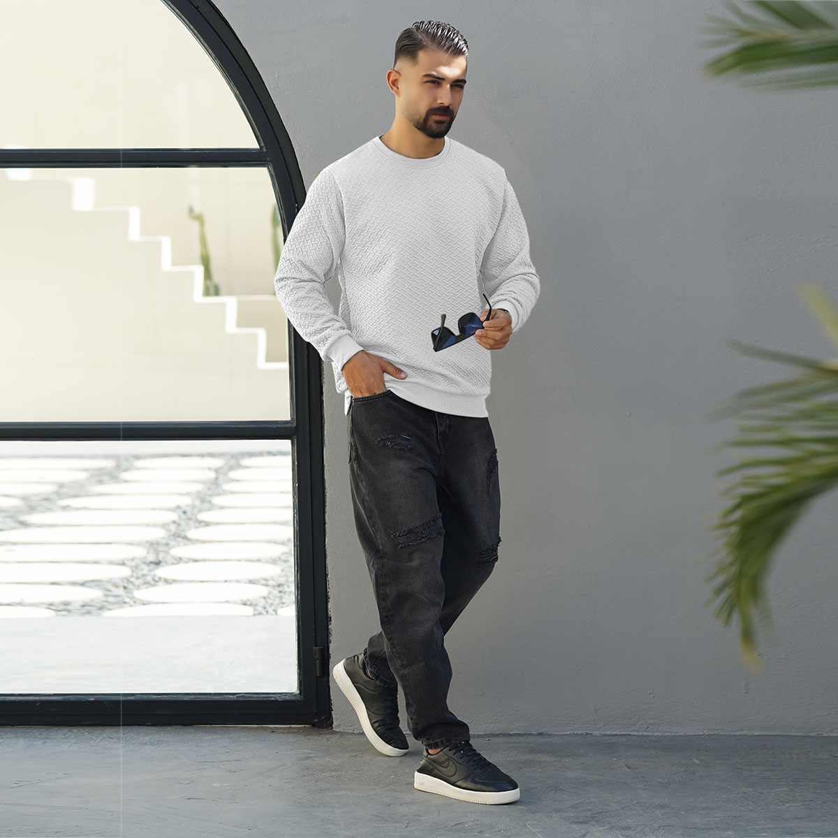 دورس مردانه سفید مدل Sorin