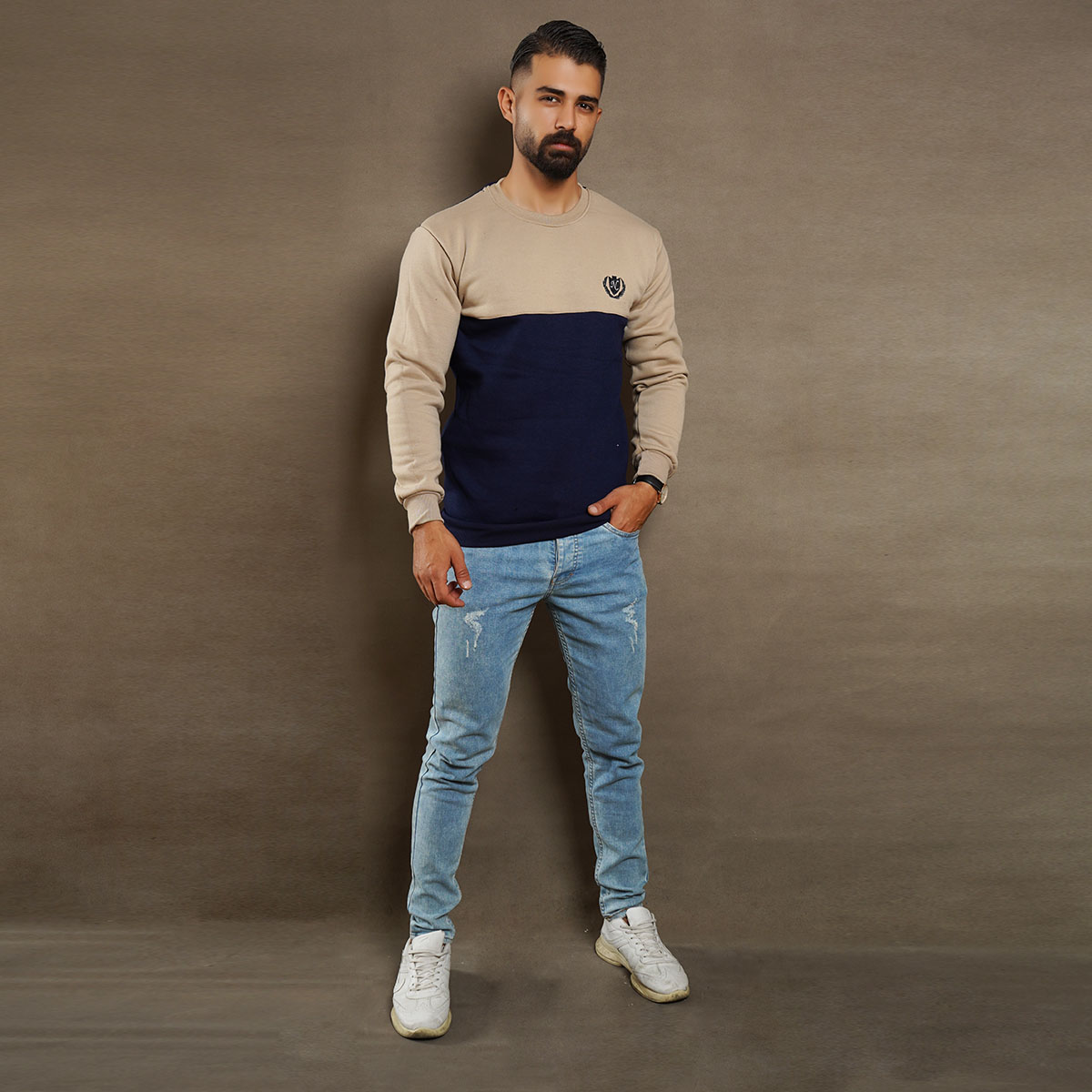 دورس کرم سرمه ای مردانه مدل ARSHAN