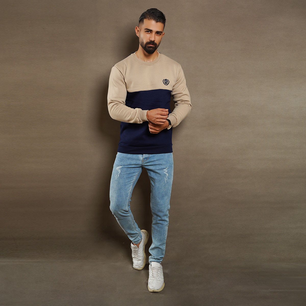 دورس کرم سرمه ای مردانه مدل ARSHAN