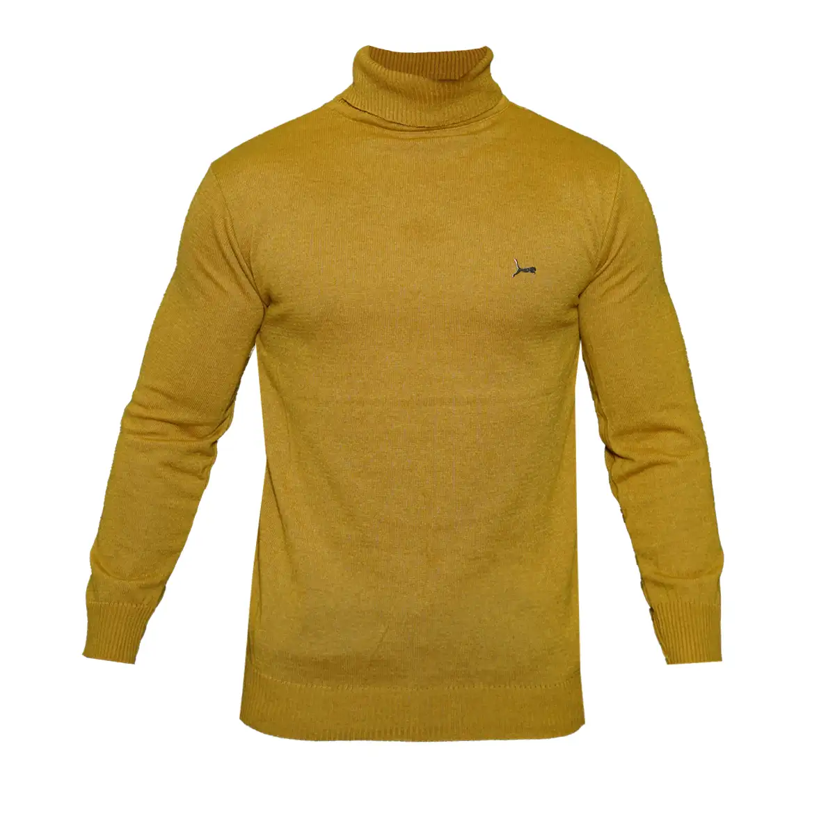 پلیور یقه اسکی پوما خردلی مدل Daryoosh