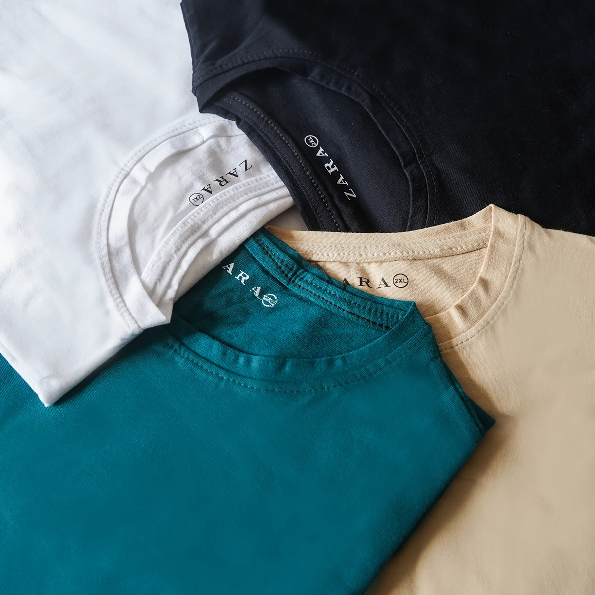 تیشرت ساده سبز آبی مردانه مدل Vala